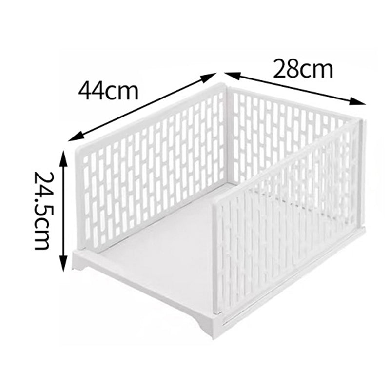 Closet Wardrobe Organizer Storage Box – Layered Partition Clothing Storage Solution