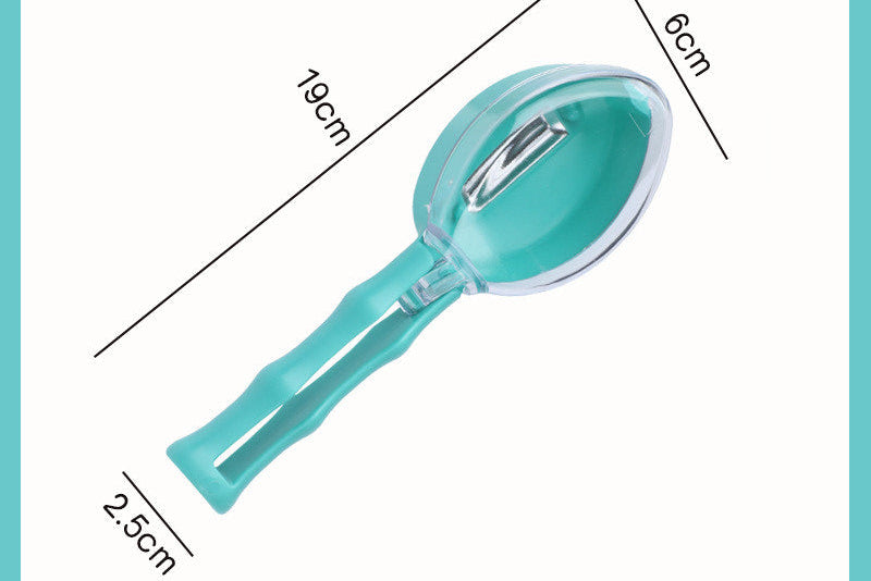 All-in-One Kitchen Peeler – Fruit, Potato & Veggie Peeling Tool with Safety Lid
