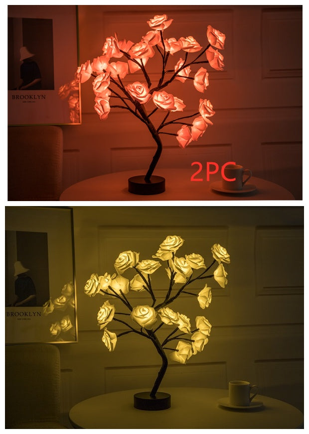 Rose Bonsai Lamp – A Touch of Magic at Night
