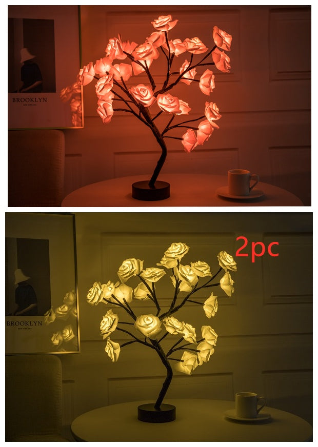 Rose Bonsai Lamp – A Touch of Magic at Night