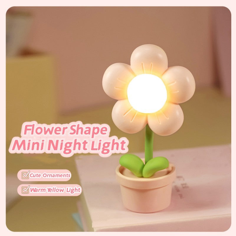 Mini Flower Night Lamp – Cozy Glow for Any Room
