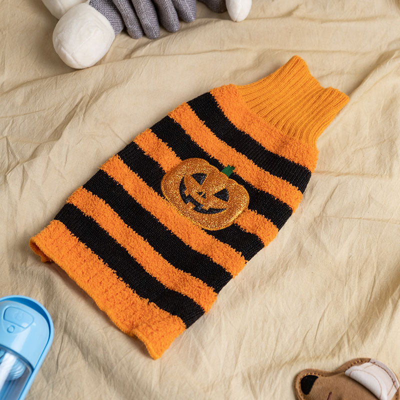 Spooky Cute Dog Sweater for Halloween Fun