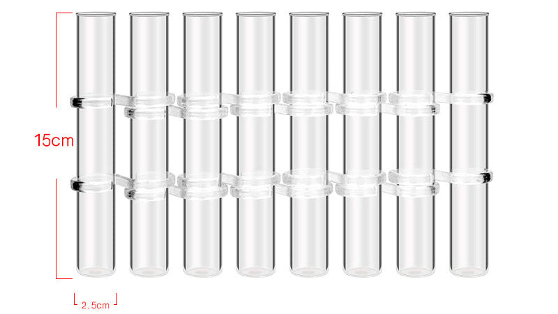 Hydroponic Glass Vase Test Tube Planter – Modern Plant Holder for Home, Wedding & Desk Decor