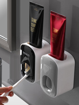 Bathroom Organizer & Toothpaste Dispenser for Everyday Ease