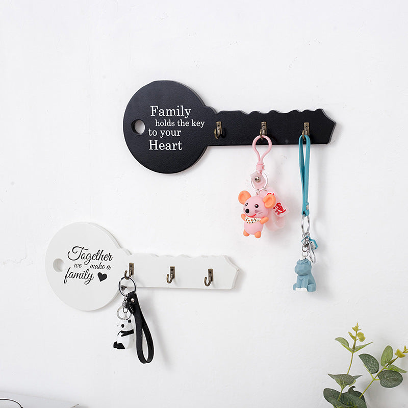 Decorative Hook Rack for Keys, Coats & Quick Grab