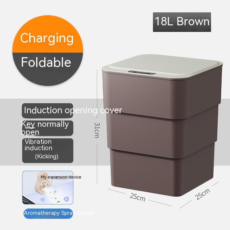 Smart Trash Bin with Lid – Hygienic Living Made Easy