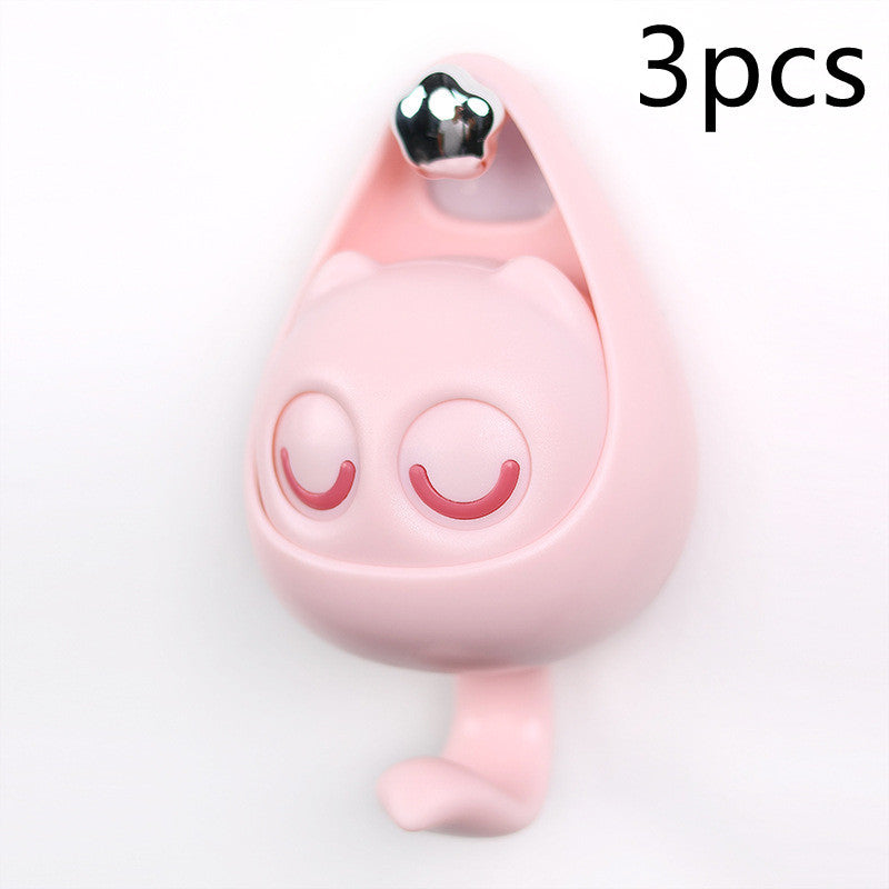 Playful Cat Coat Hook for Keys, Scarves, and Hats