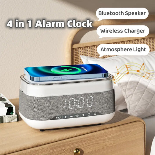 Alarm Clock That Lights, Plays & Powers You Up