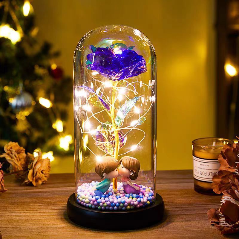 Forever Rose Night Light – Glow with Lasting Love