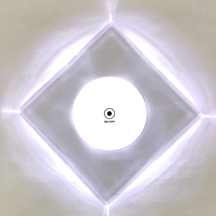 Crystal LED Glow Coaster – Light Up Drink Pad for Bar, Party, and Home Table Decor