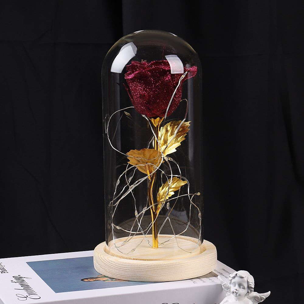 Eternal Rose LED Light Gift – Romantic Glass Rose for Girlfriend & Valentine’s Day