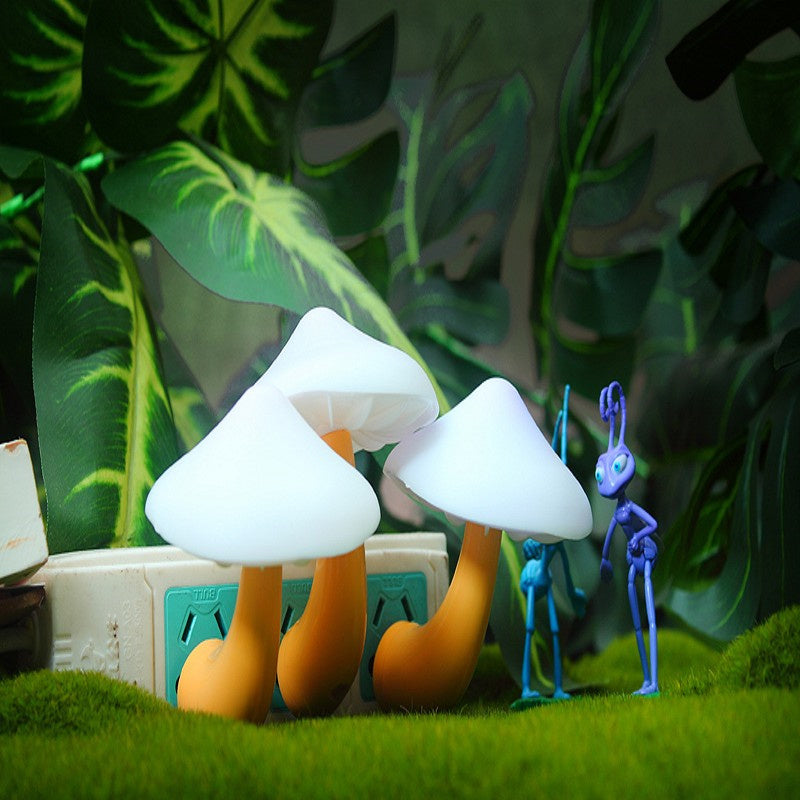 Sensor Mushroom Light – Plug, Forget, and Sleep Easy