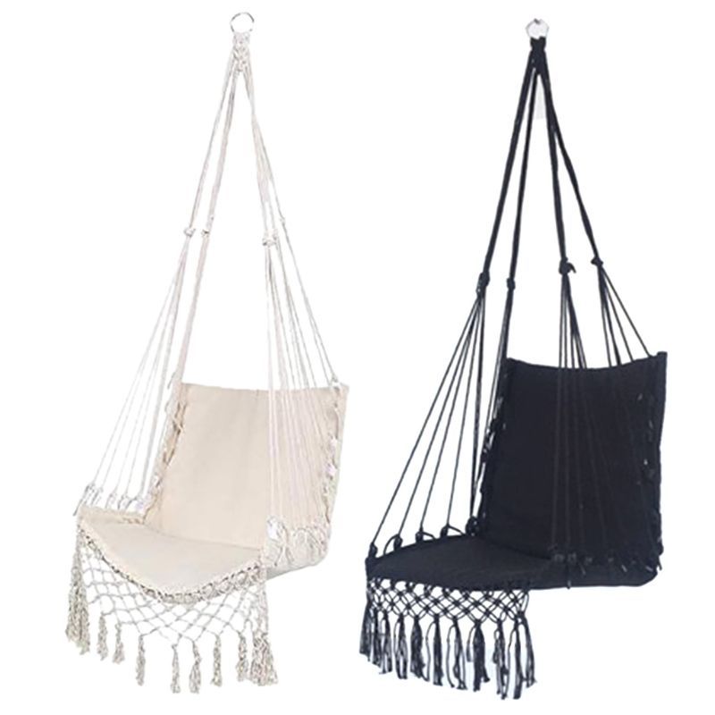 Bohemian Macrame Hammock Seat – Comfort Meets Style