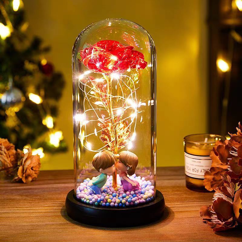 Forever Rose Night Light – Glow with Lasting Love
