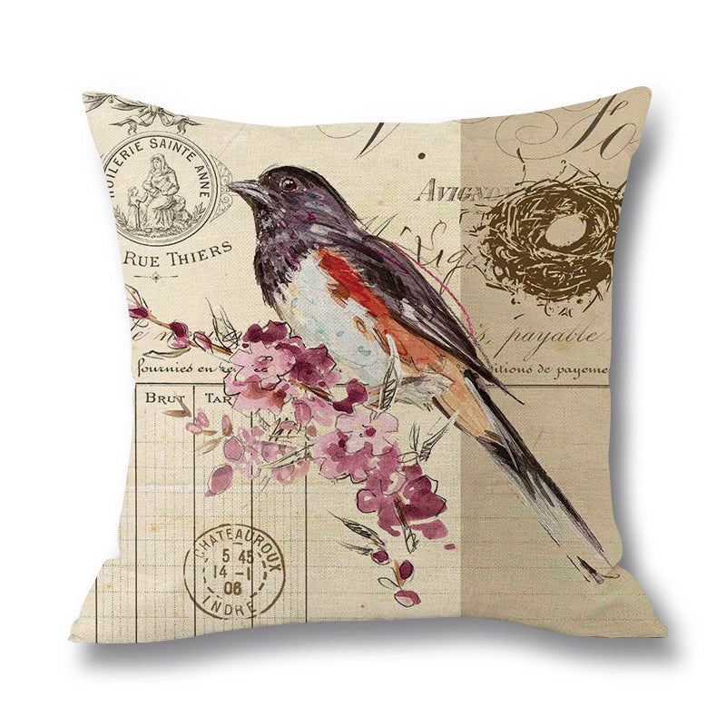 Cozy Printed Linen Throw Pillow for Everyday Comfort