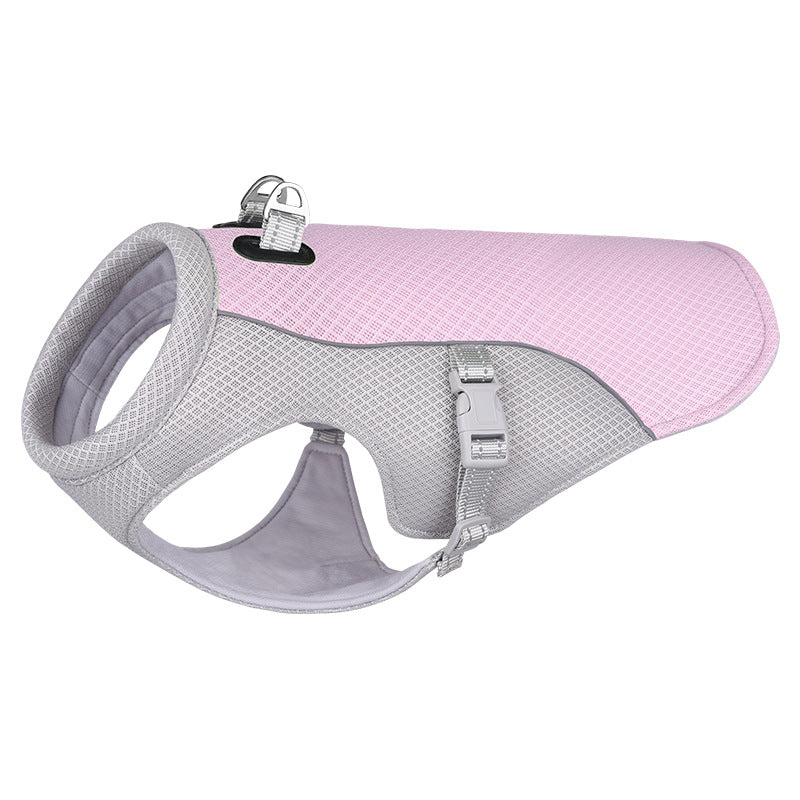 Dog Cooling Vest – Breathable Summer Heat‑Resistant Pet Clothes for Outdoor Walks