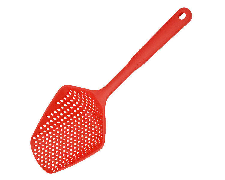 Heat-Resistant Nylon Scoop Colander – Kitchen Strainer Spoon for Cooking, Frying & Serving