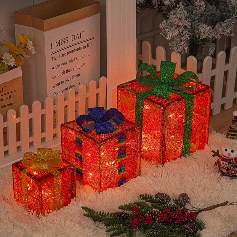 Luminous Christmas Gift Box – Easy Outdoor Holiday Style