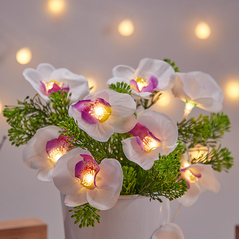 Decorative LED Phalaenopsis Garden Light – Waterproof Outdoor Courtyard Ambient Lamp