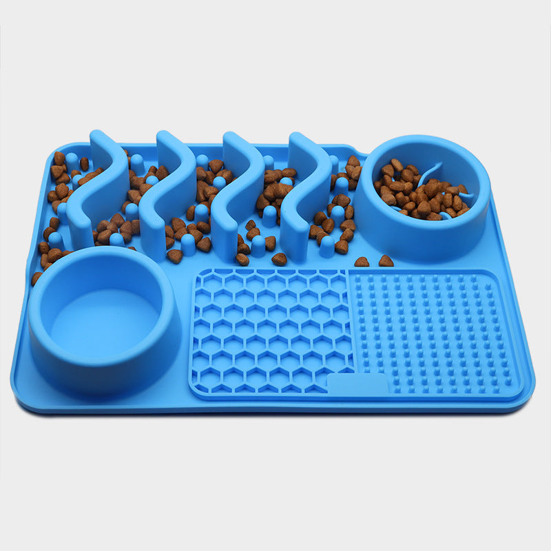 Non-Slip Dog Lick Mat – Calming Slow Feeder Pad for Anxiety