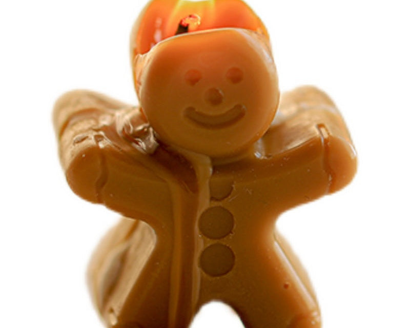 Gingerbread Man Candle – Sweet Holiday Scent, Christmas Home Decor