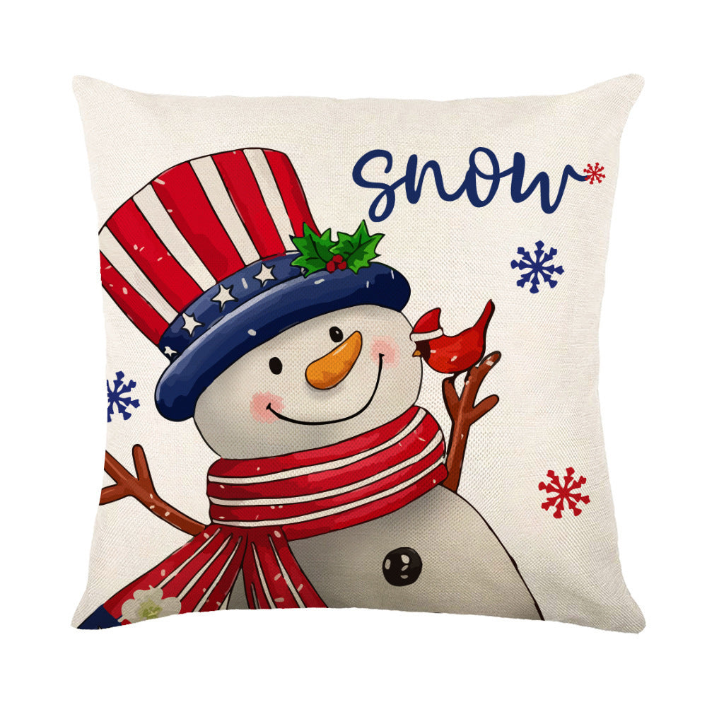 Festive Snowflake Cushion Covers for Holiday Home Décor
