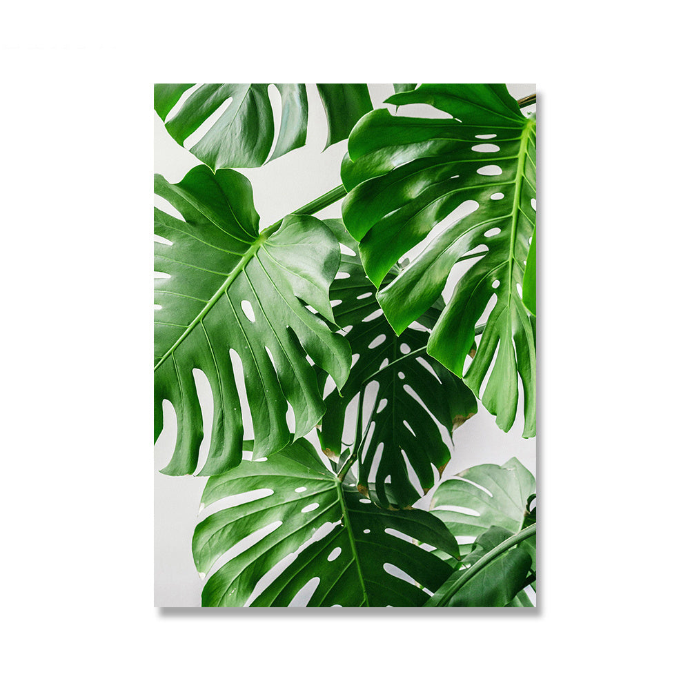 Green Plant Canvas Painting for Fresh Home Vibes