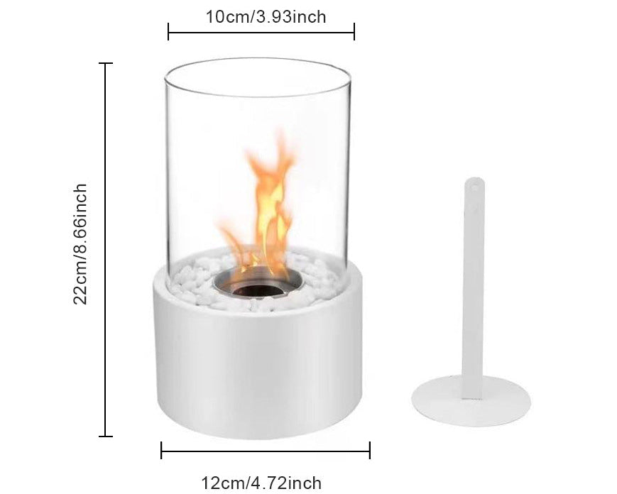 Tabletop Fireplace – Mini Fire Pit for Indoor, Patio & Outdoor Decor