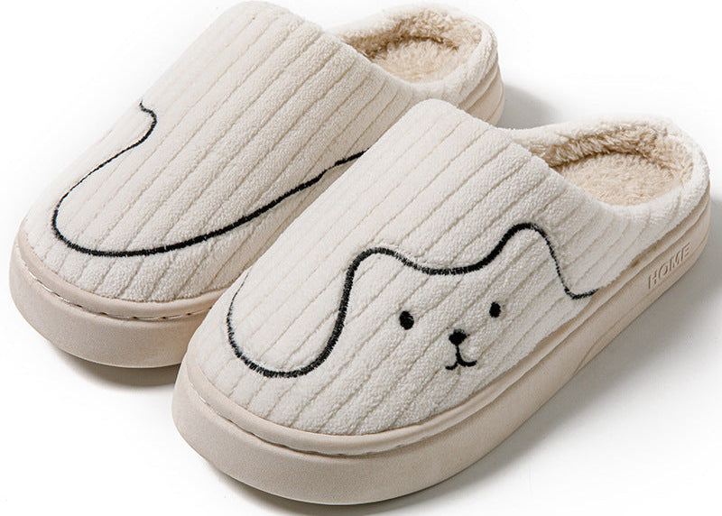 Plush Cat House Slippers – Non-Slip Indoor Footwear