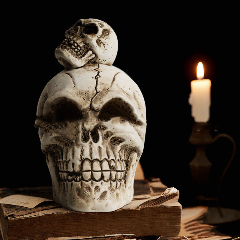 Aromatherapy Skull Decor for Unique Halloween Home Styling