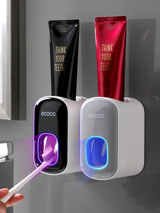 Bathroom Organizer & Toothpaste Dispenser for Everyday Ease