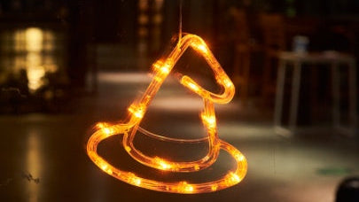 Haunted Window LED Lights – Fun Halloween Home Glow