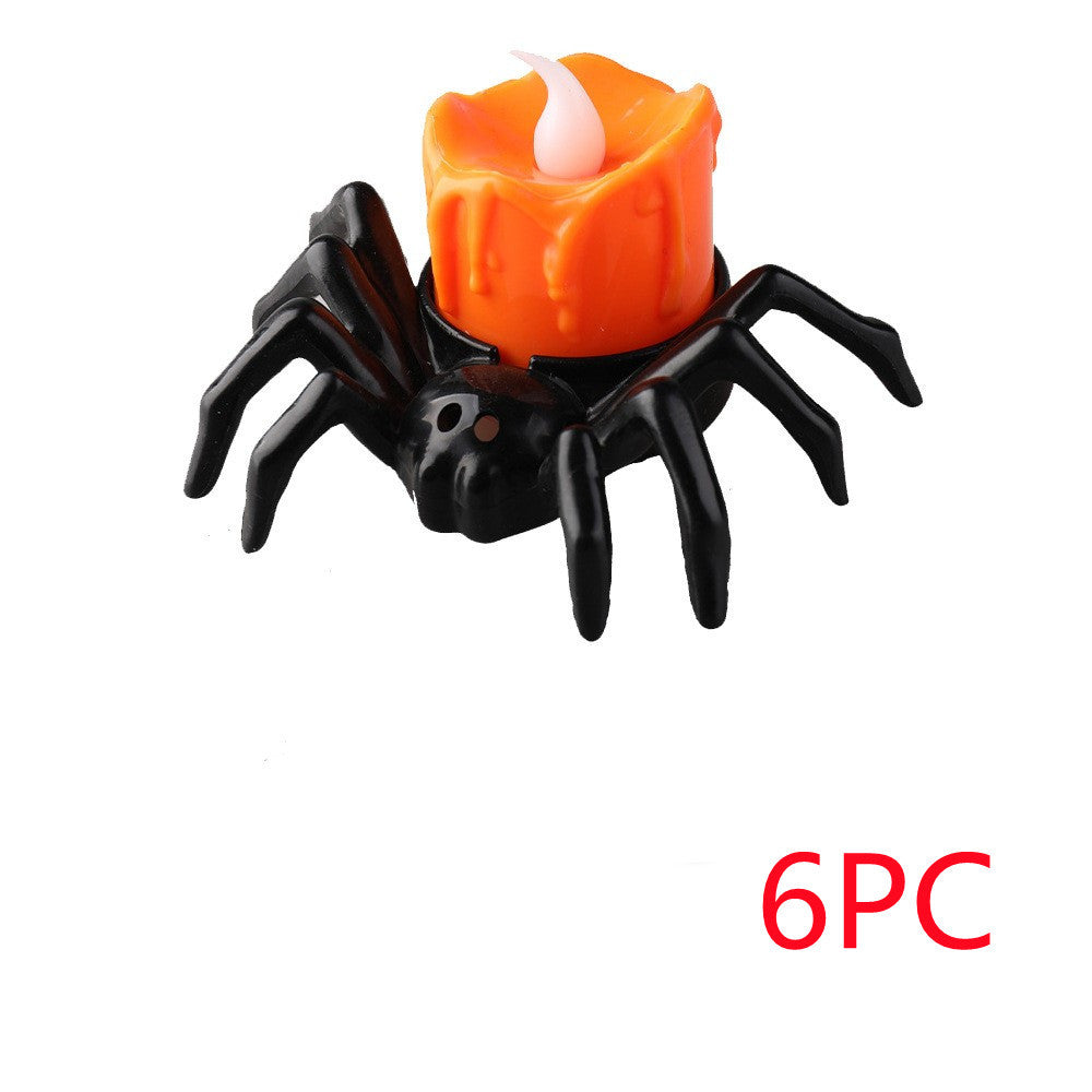 Halloween Spider Candlesticks That Light Up Your Party
