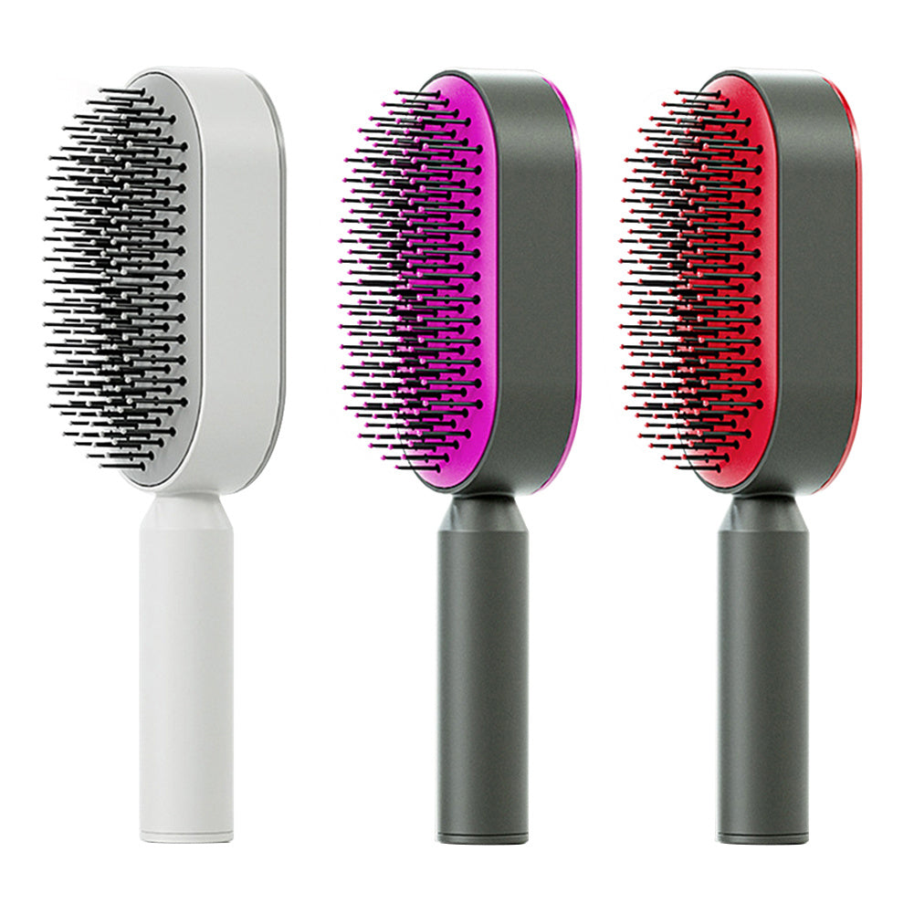 Self-Cleaning Hair Brush – Detangling & Smoothing with One-Click Hair Removal