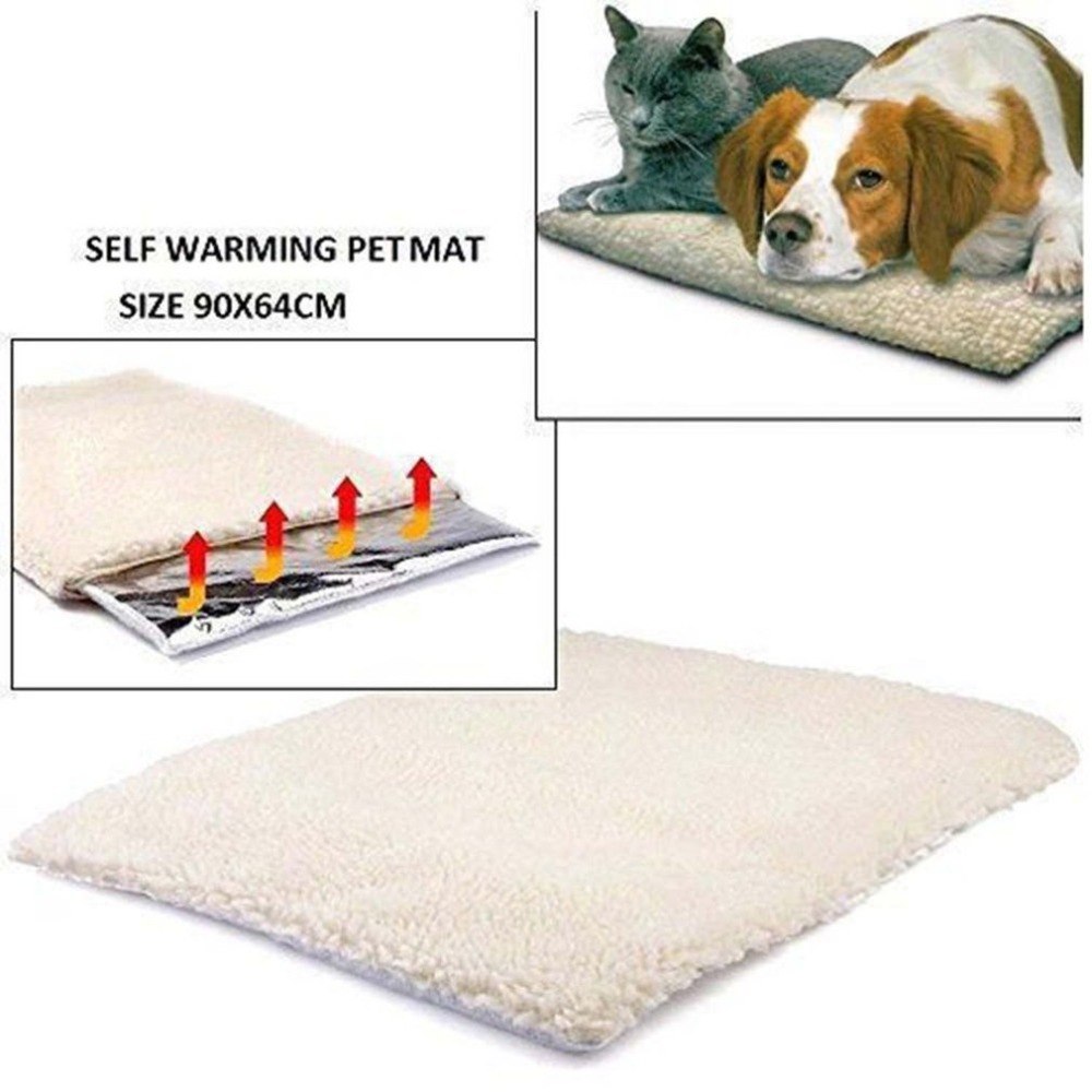 Soft Thermal Pet Bed Blanket – Self-Heating Dog & Cat Mat