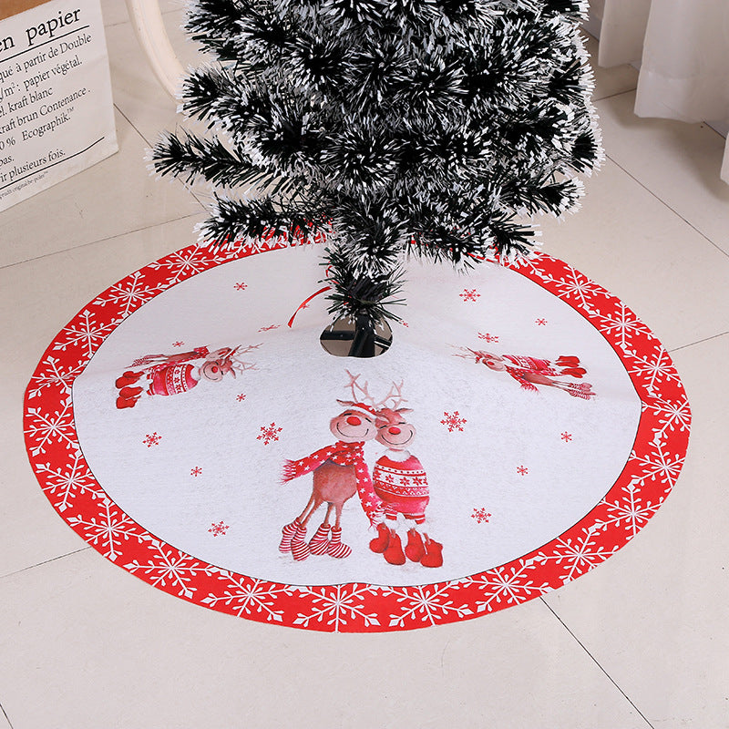 Christmas Tree Skirt Decoration – Festive Xmas Tree Base Cover for Holiday Home Decor