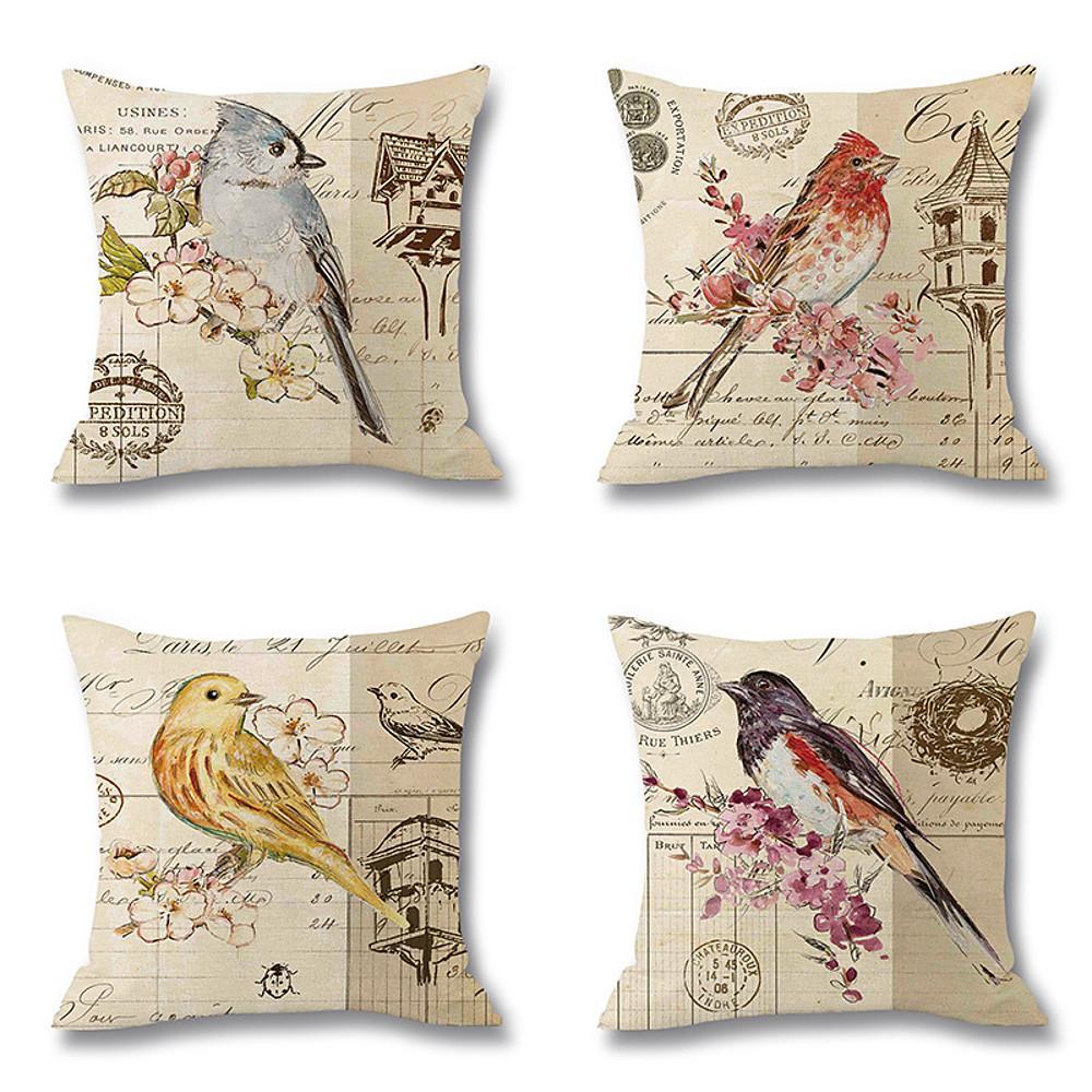 Cozy Printed Linen Throw Pillow for Everyday Comfort