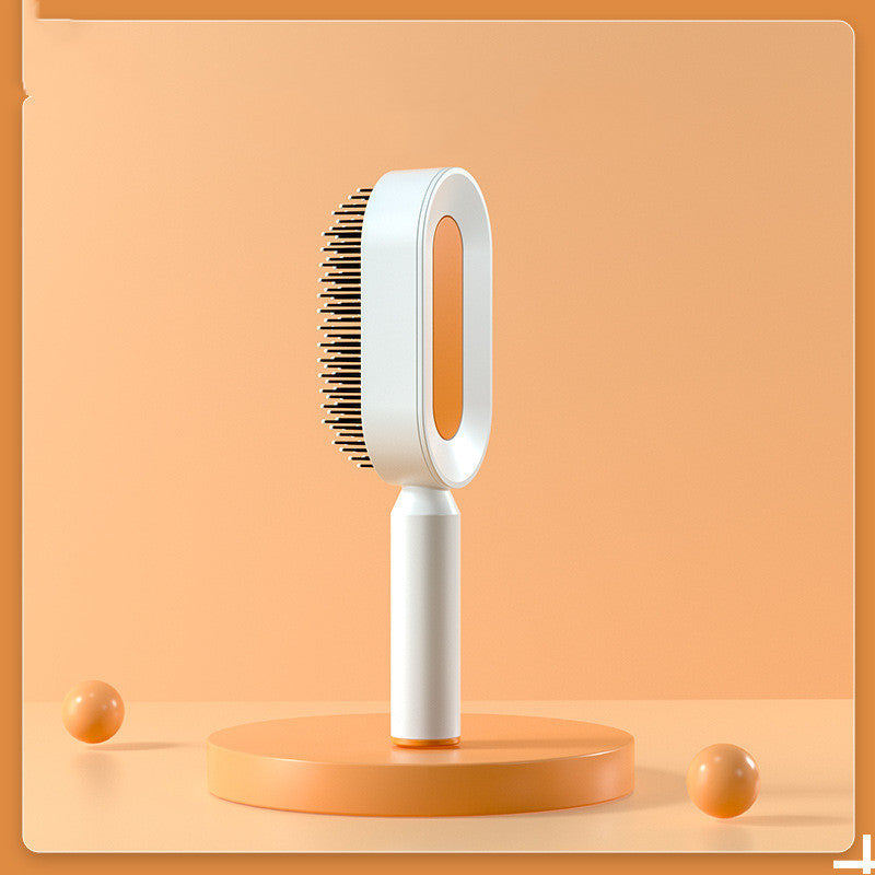 Self-Cleaning Hair Brush – Detangling & Smoothing with One-Click Hair Removal