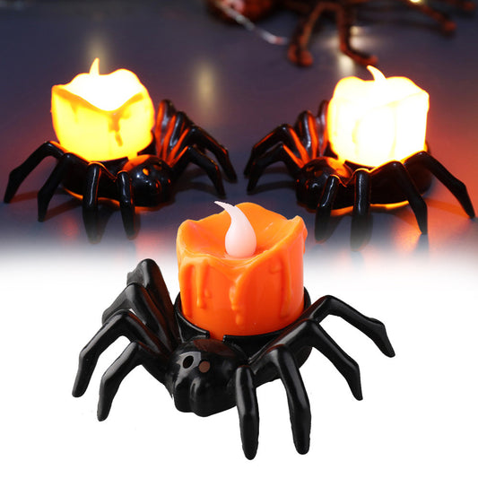 Halloween Spider Candlesticks That Light Up Your Party