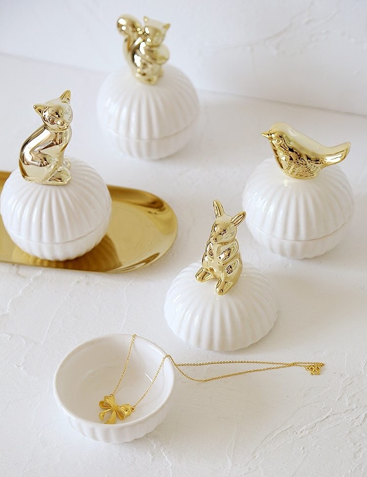 Charming Animal Jewelry Box for Unique Home Styling