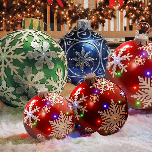 Large Christmas Decoration Balls for Festive Outdoor Displays