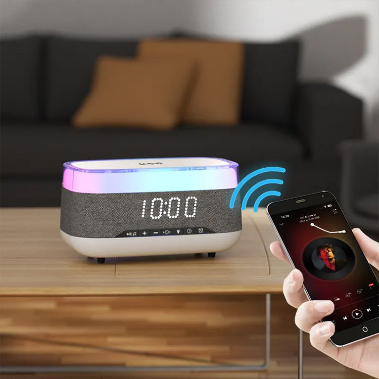 Alarm Clock That Lights, Plays & Powers You Up