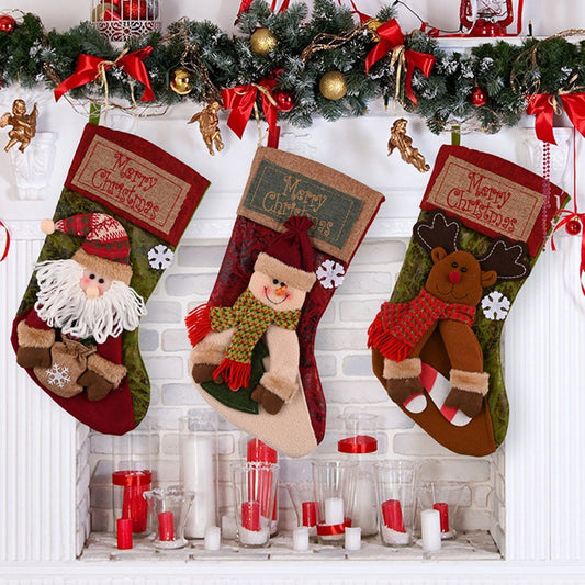 Adorable Christmas Stockings for Cozy Fireplace Décor