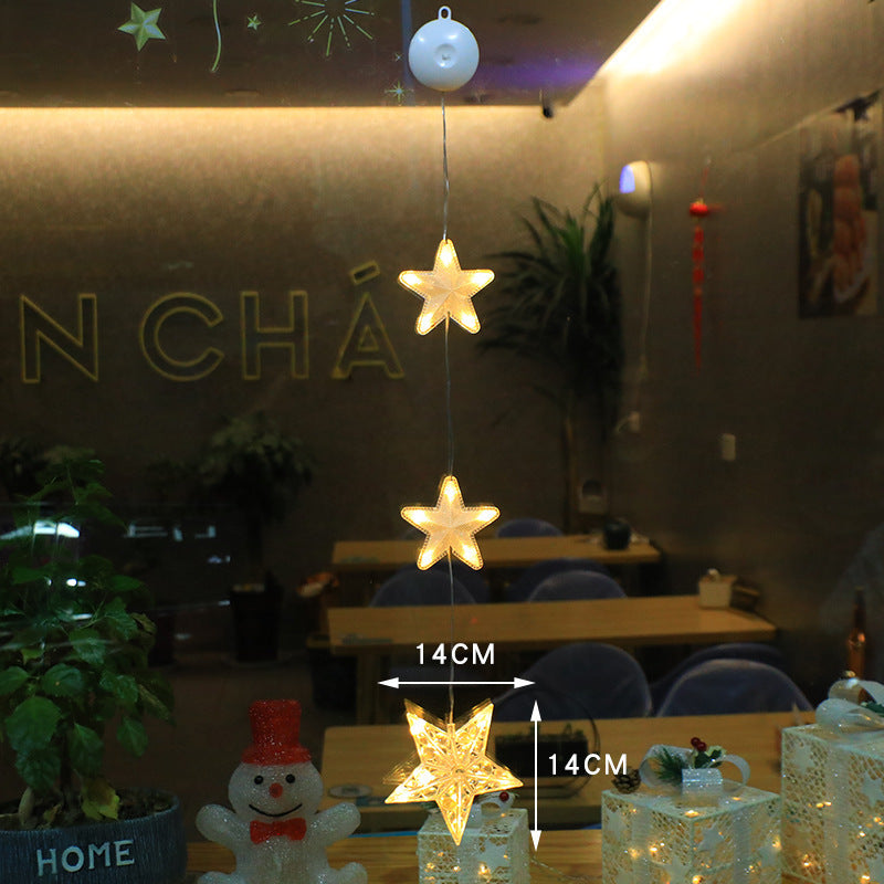 3pc LED Star Ornaments for Magical Christmas Glow