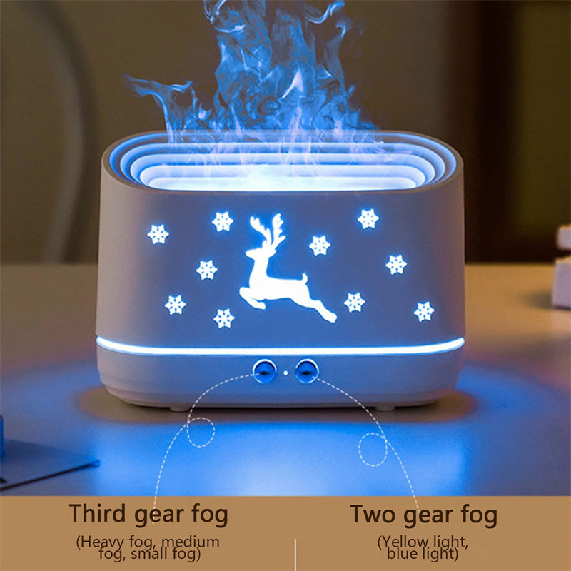 Holiday Elk Diffuser Lamp – Breathe Easy, Feel Cozy