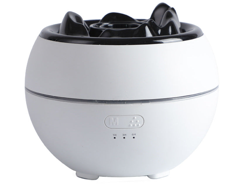 Ultrasonic Flame Humidifier – Essential Oil Diffuser for Home & Workspace