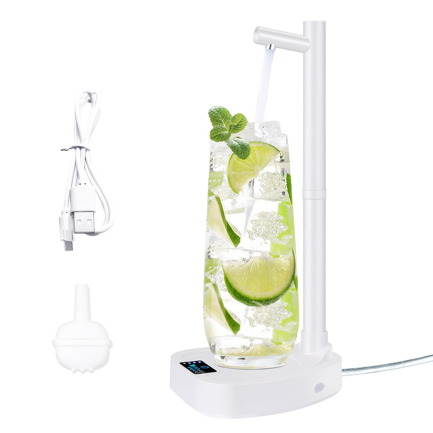 Rechargeable Automatic Water Dispenser with Stand – Desktop Electric Water Bottle Pump