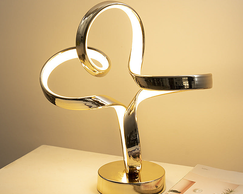 Nordic Style Bedside Table Lamp – Warm Ambient Night Light for Cozy Bedroom Vibes