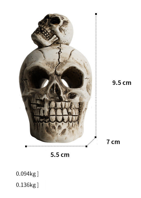Aromatherapy Skull Decor for Unique Halloween Home Styling