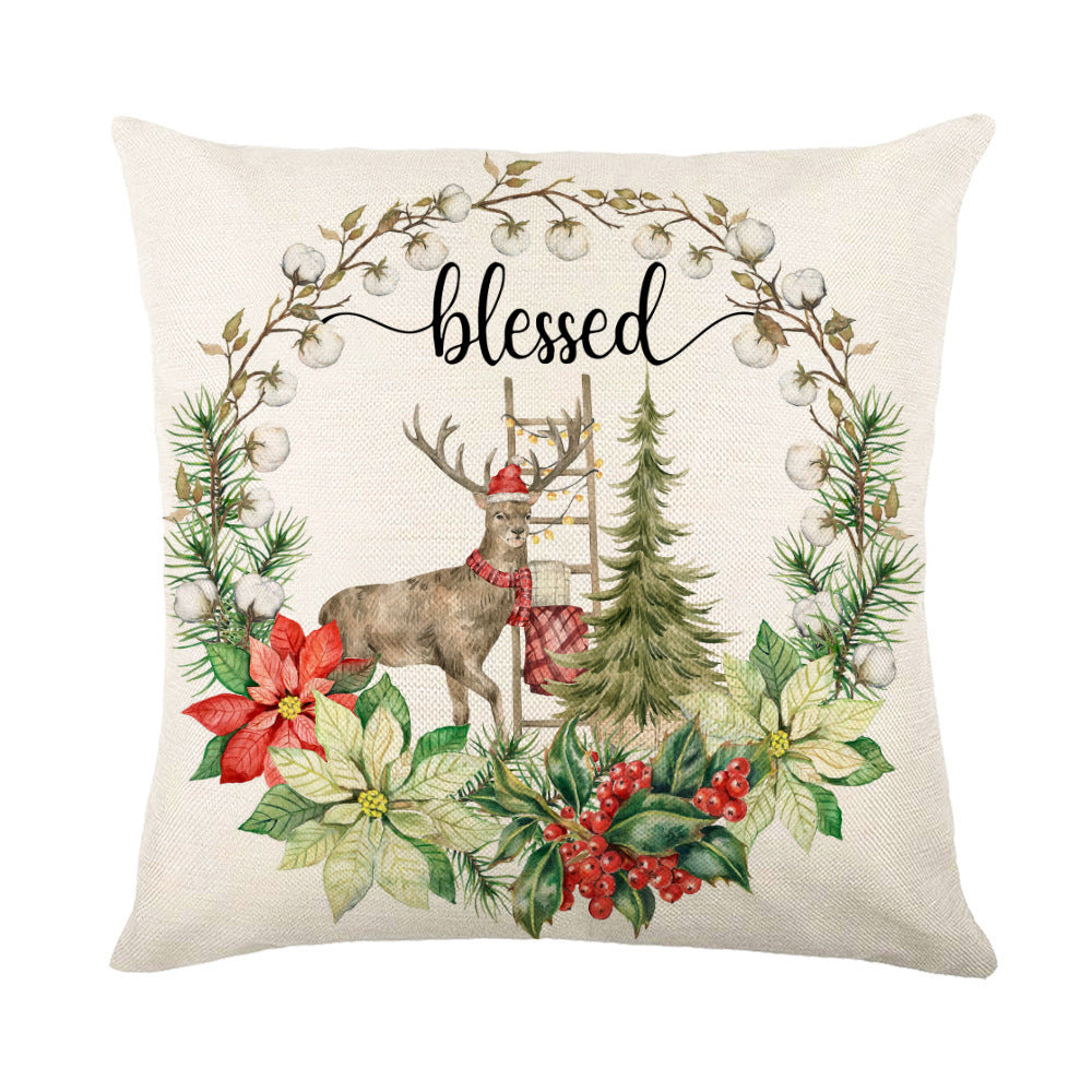 Festive Snowflake Cushion Covers for Holiday Home Décor